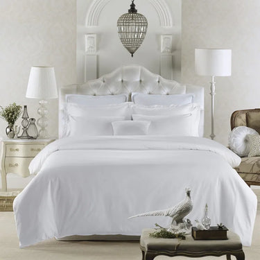 Luxury Pure White Hotel Quality Egyptian cotton 800TC Bedding Set
